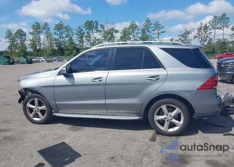 2016 Mercedes-Benz Gle из США, поврежденный, VIN 4JGDA5JBXGA710809